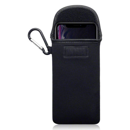 Olixar Neoprene Universal Smartphone Pouch Case - Black